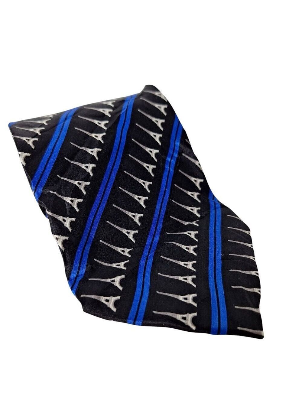 Robin Ruth Eiffel Tower Silk Necktie